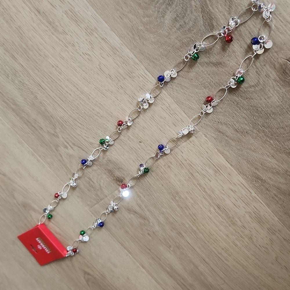 Jinglebell Tinis Festive Necklace NWT